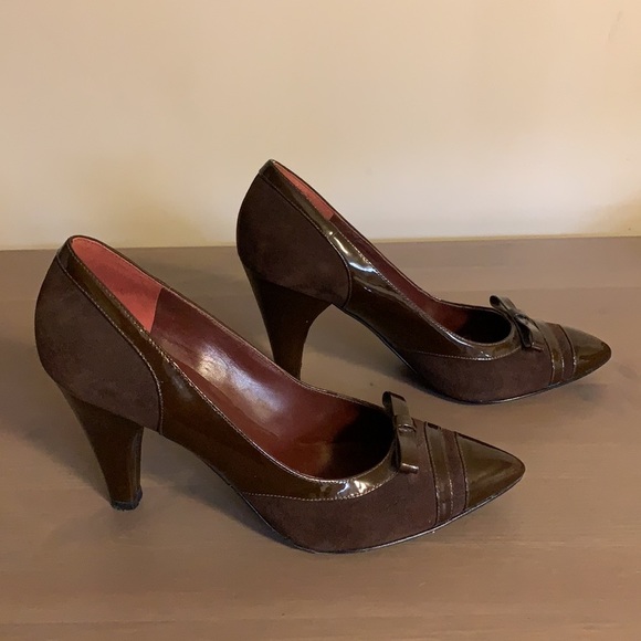 Marc by Marc Jacobs Brown Leather and Suede Pumps - Women’s Size 37 - Picture 4 of 8